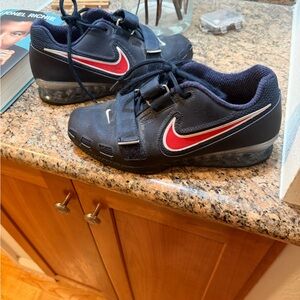 Nike Black and Red Cycling Shoes